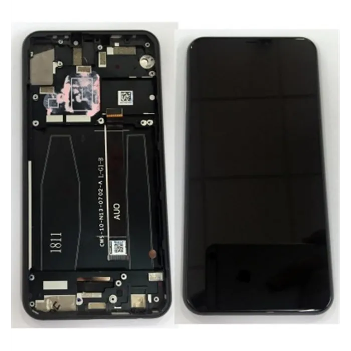 Lenovo Z5 L78011 pantalla lcd + tactil negro + marco auroral premium