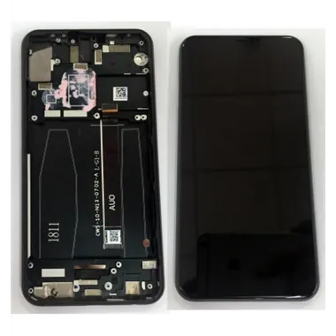 Lenovo Z5 L78011 pantalla lcd + tactil negro + marco auroral premium