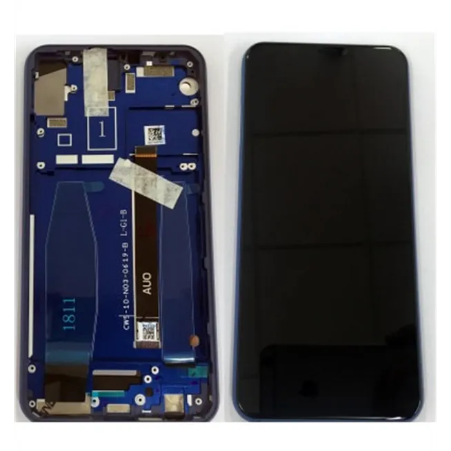 Lenovo Z5 L78011 pantalla lcd + tactil negro + marco azul premium