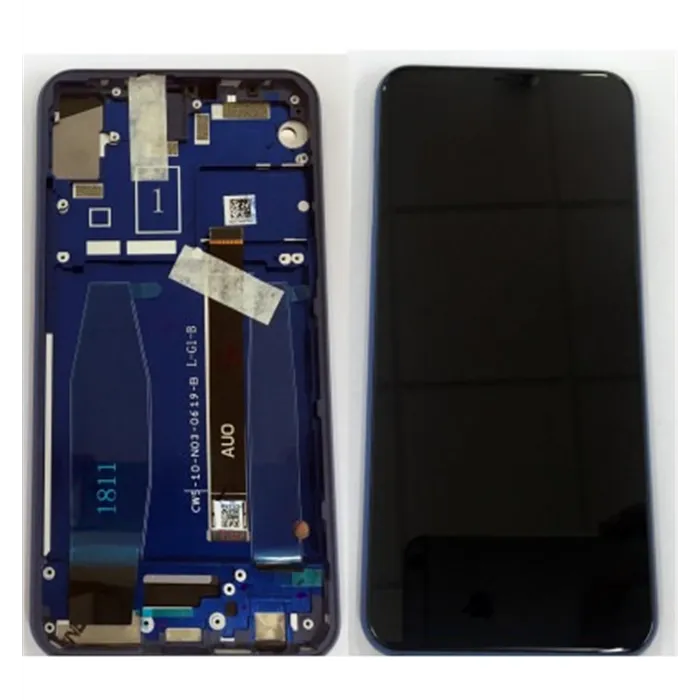 Lenovo Z5 L78011 pantalla lcd + tactil negro + marco azul premium