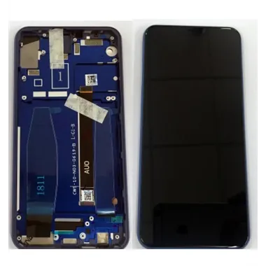 Lenovo Z5 L78011 pantalla lcd + tactil negro + marco azul premium