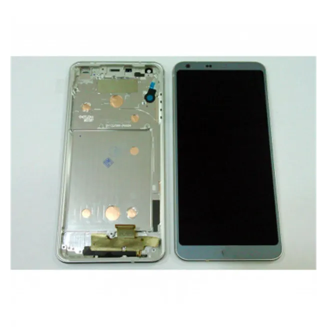 Pantalla LCD para LG G6 H870 mas tactil azul mas marco plateado