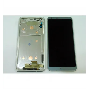 Pantalla LCD para LG G6 H870 mas tactil azul mas marco plateado