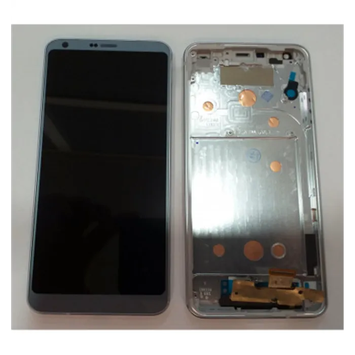 Pantalla lcd para LG G6 H870 mas tactil azul mas marco plata