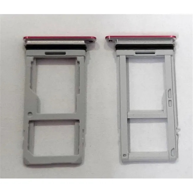 Soporte o bandeja single sim roja para LG G7 Thinq lm-g710 g710 calidad premium