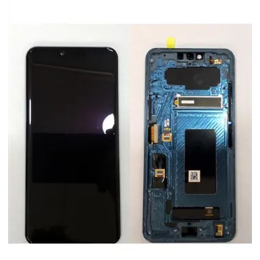Pantalla LCD para LG G8 ThinQ LM-G820N LM-G8200QM LM-G820V mas tactil negro mas marco azul