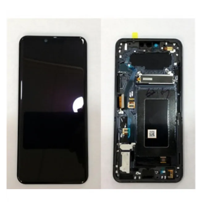 Pantalla LCD para LG G8 ThinQ LM-G820N LM-G8200QM LM-G820V mas tactil negro mas marco negro