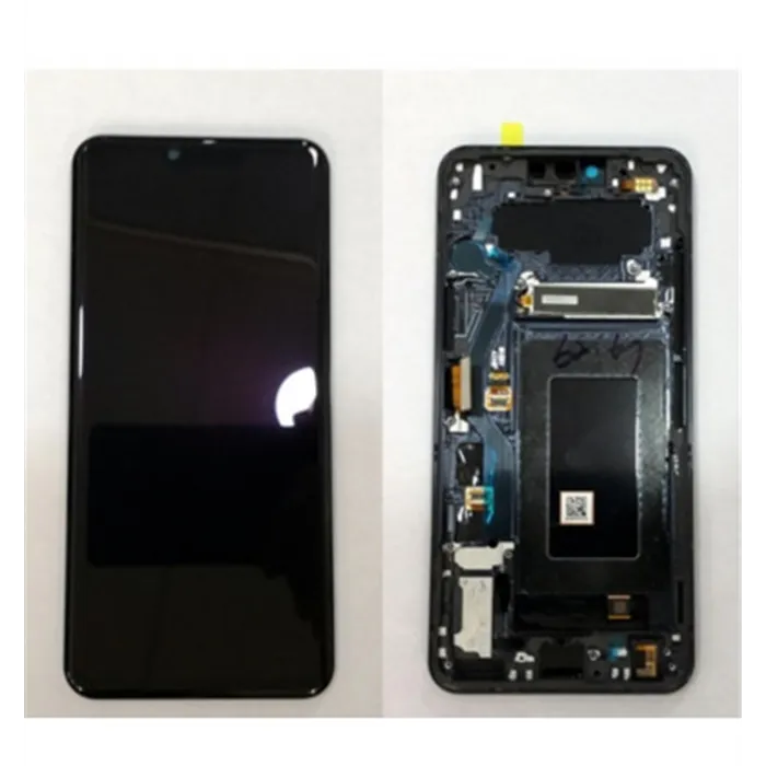 Pantalla LCD para LG G8 ThinQ LM-G820N LM-G8200QM LM-G820V mas tactil negro mas marco negro