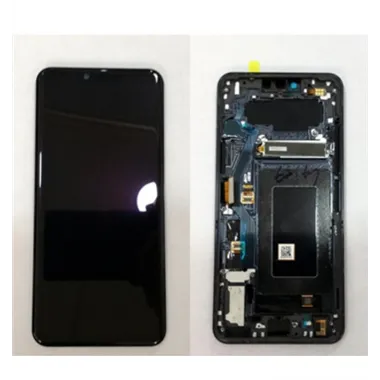 Pantalla LCD para LG G8 ThinQ LM-G820N LM-G8200QM LM-G820V mas tactil negro mas marco negro