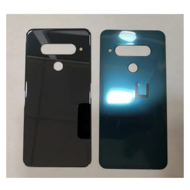 Tapa trasera o tapa bateria plateada para LG G8S ThinQ LMG810EAW