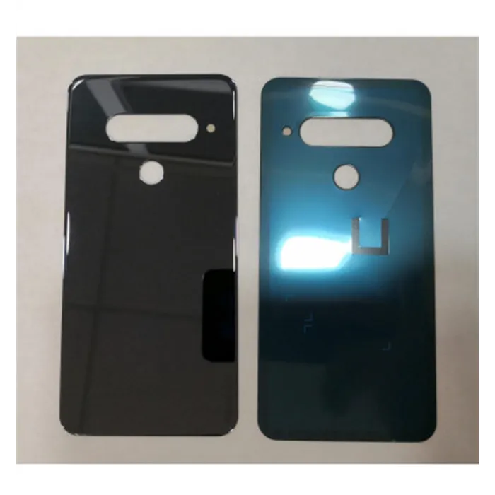Tapa trasera o tapa bateria plateada para LG G8S ThinQ LMG810EAW