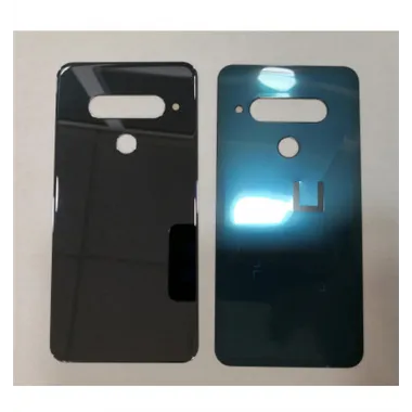 Tapa trasera o tapa bateria plateada para LG G8S ThinQ LMG810EAW