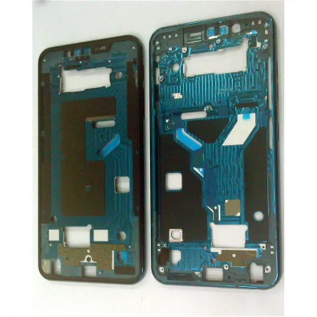 Carcasa o marco central azul para LG G8S THINQ LMG810EAW Calidad Premium