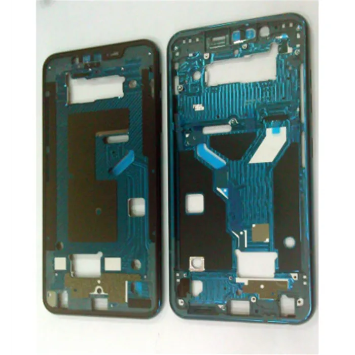 Carcasa o marco central azul para LG G8S THINQ LMG810EAW Calidad Premium