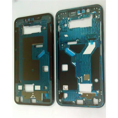Carcasa o marco central azul para LG G8S THINQ LMG810EAW Calidad Premium