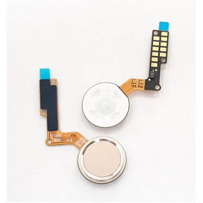 Flex boton home dorado para LG K10 (2017) M250 calidad premium