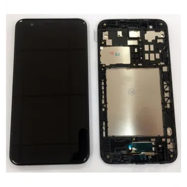 LG K10 2018 pantalla lcd + tactil negro + marco premium