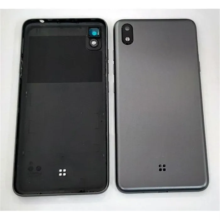 Tapa trasera o tapa bateria negra para LG K20 2020 mas cubierta camara