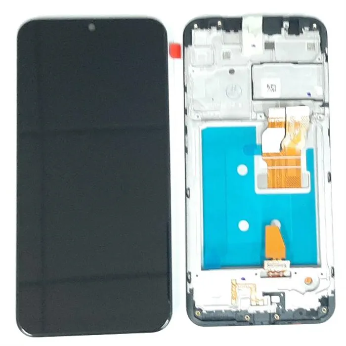 Pantalla lcd para LG K20 2020 K22 mas tactil negro mas marco negro calidad premium