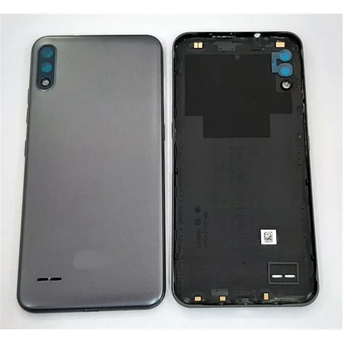 Tapa trasera o tapa bateria gris para LG K22 mas cubierta camara