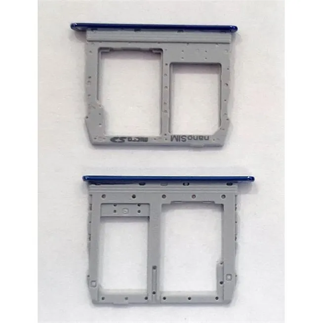 Soporte o bandeja dual sim azul para LG K40S calidad premium