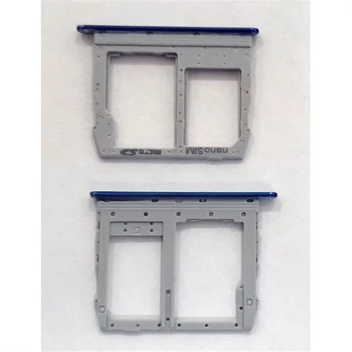 Soporte o bandeja dual sim azul para LG K40S calidad premium