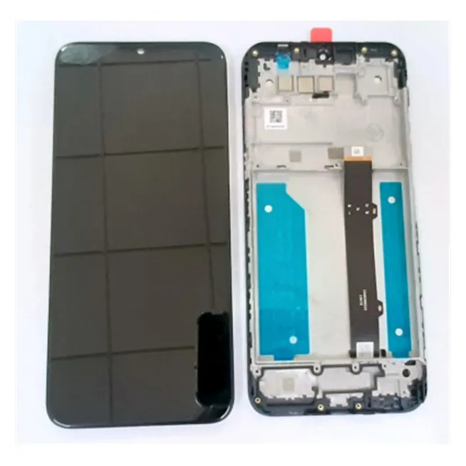 Pantalla lcd para LG K41S lm-k410emw mas tactil negro mas marco negro calidad premium