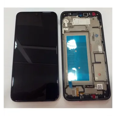 LG K50 pantalla lcd + tactil negro + marco negro single SIm
