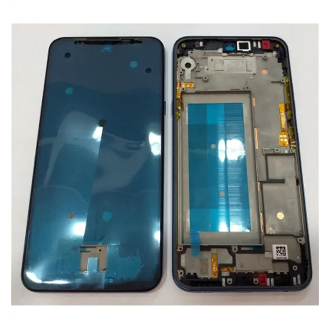 Carcasa central o marco azul para LG K50 Q60