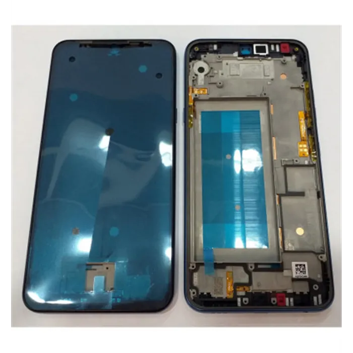 Carcasa central o marco azul para LG K50 Q60