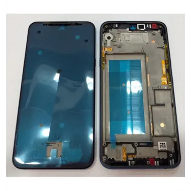 Carcasa central o marco azul para LG K50 Q60
