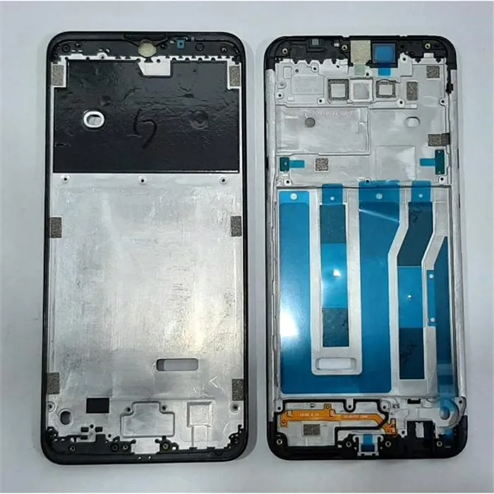 Carcasa central o marco negro para LG K51S calidad premium