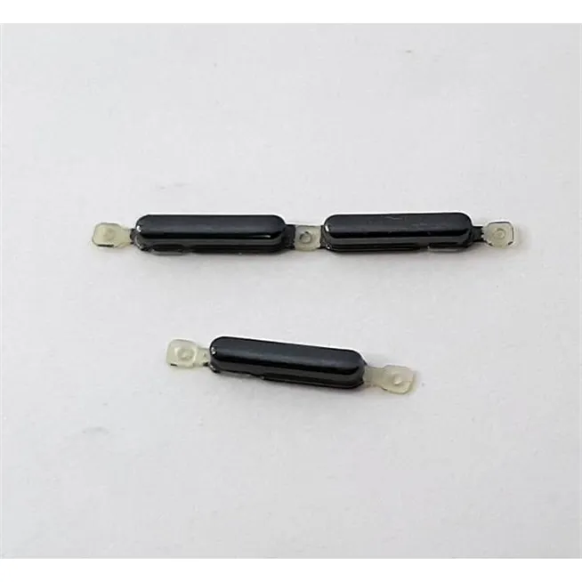 Set 2 botones negros para LG K61 LMQ630EAW calidad premium