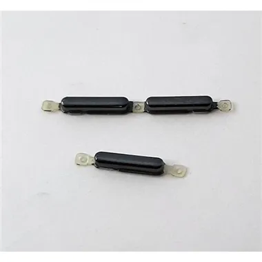 Set 2 botones negros para LG K61 LMQ630EAW calidad premium
