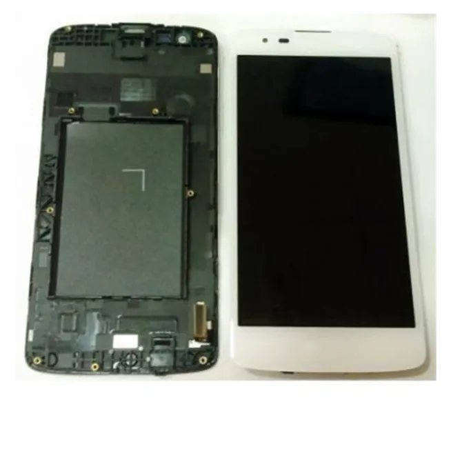 Lg K8 K350N pantalla lcd + tactil blanco + marco premium