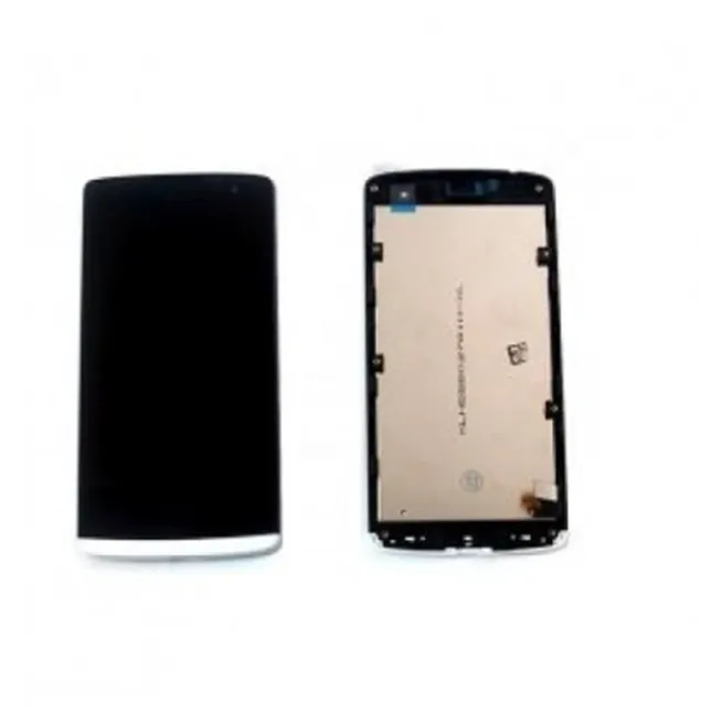 LG Leon 4G LTE H320 H340n H340 pantalla lcd + táctil blanco + marco premium