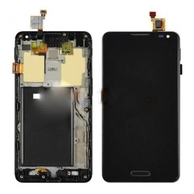 LG Optimus F6 D500 D505 Pantalla lcd + Táctil + Marco negro 