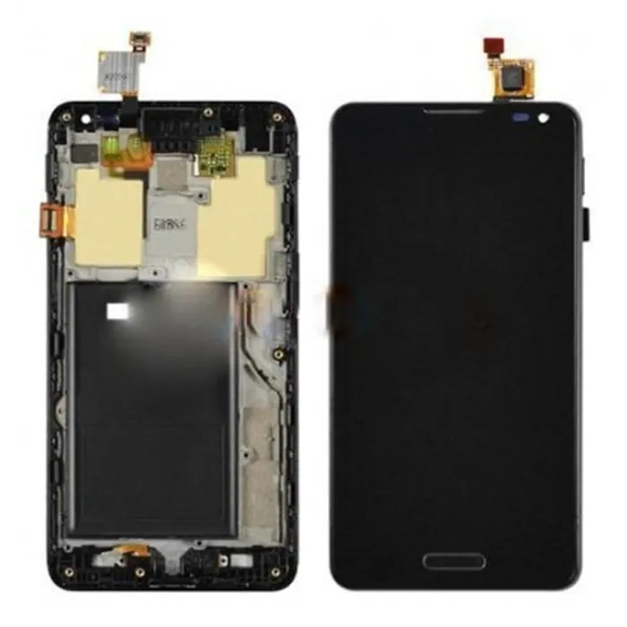 LG Optimus F6 D500 D505 Pantalla lcd + Táctil + Marco negro 