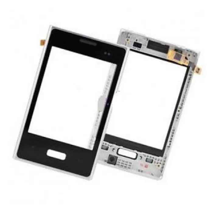 LG Optimus L3 E400 Pantalla táctil negra + Marco premium