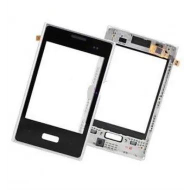 LG Optimus L3 E400 Pantalla táctil negra + Marco premium
