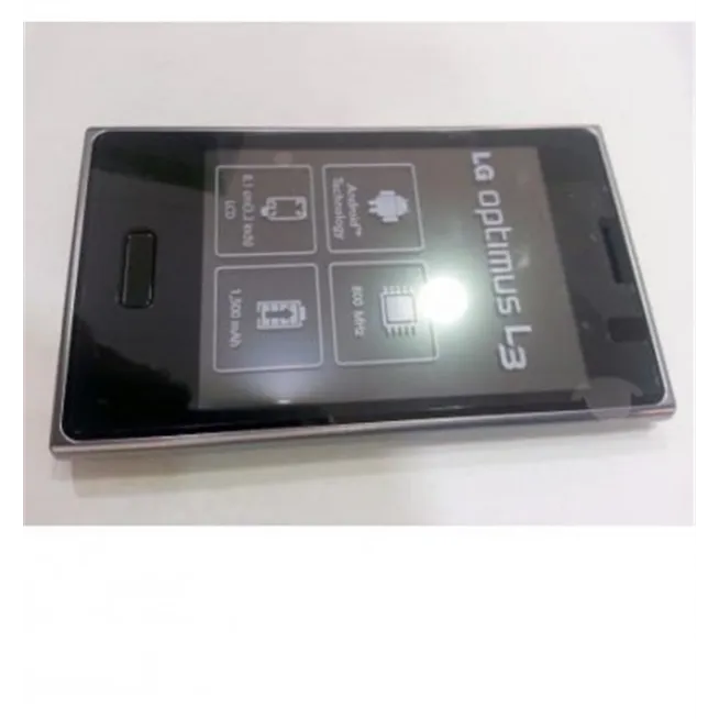 LG Optimus L3 E400 pantalla lcd + táctil negro + marco origi
