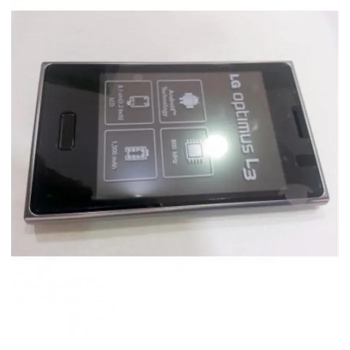 LG Optimus L3 E400 pantalla lcd + táctil negro + marco origi