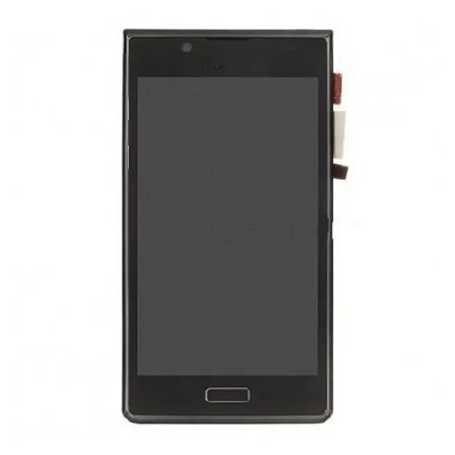 LG Optimus L7 P700 LCD + Táctil + Marco + Componentes Negro 