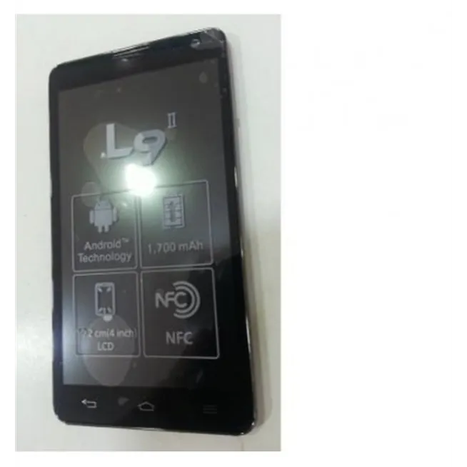 LG Optimus L9 II 2 D605 Pantalla lcd + Táctil negro + Marco 