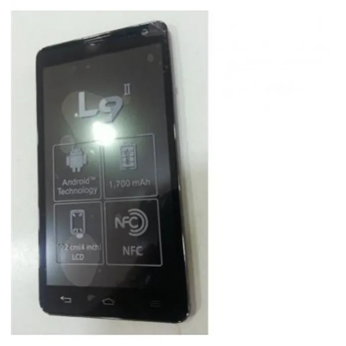 LG Optimus L9 II 2 D605 Pantalla lcd + Táctil negro + Marco 