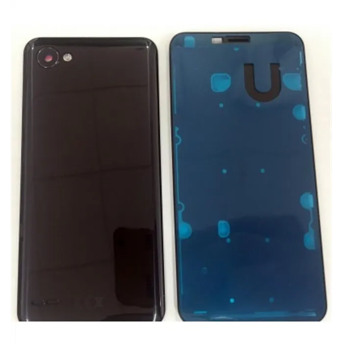 LG Q6 carcasa central + tapa trasera negra