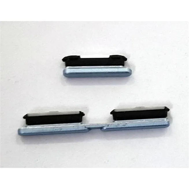 Set 2 botones azules para LG Q60 calidad premium