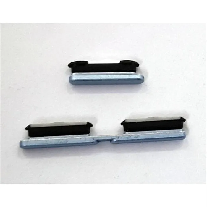 Set 2 botones azules para LG Q60 calidad premium