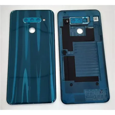 Tapa trasera o tapa bateria verde para LG Q60 