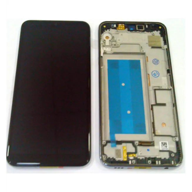 Pantalla LCD para LG K50 Q60 K12 Max mas tactil negro mas marco plata Calidad Premium